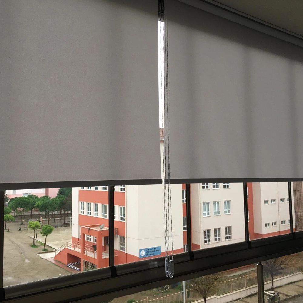 stor_perde_balkon_cami_3106_1y evren perde Yarı Işık Geçirgen Klasik Kumaş Stor - Görsel 1